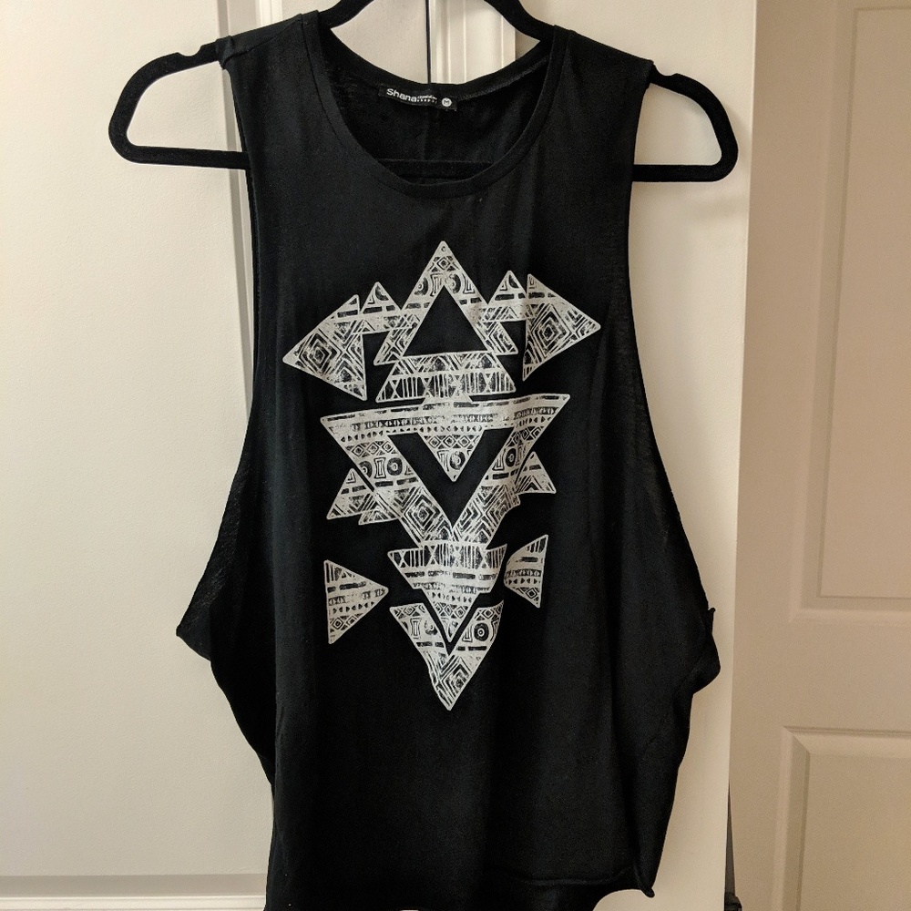 Geometric Cut Out Tank *Worn Once*